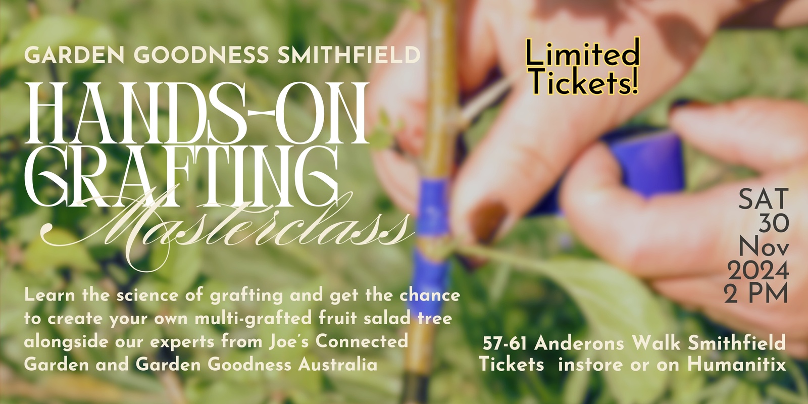 Banner image for Hands-on Grafting Masterclass