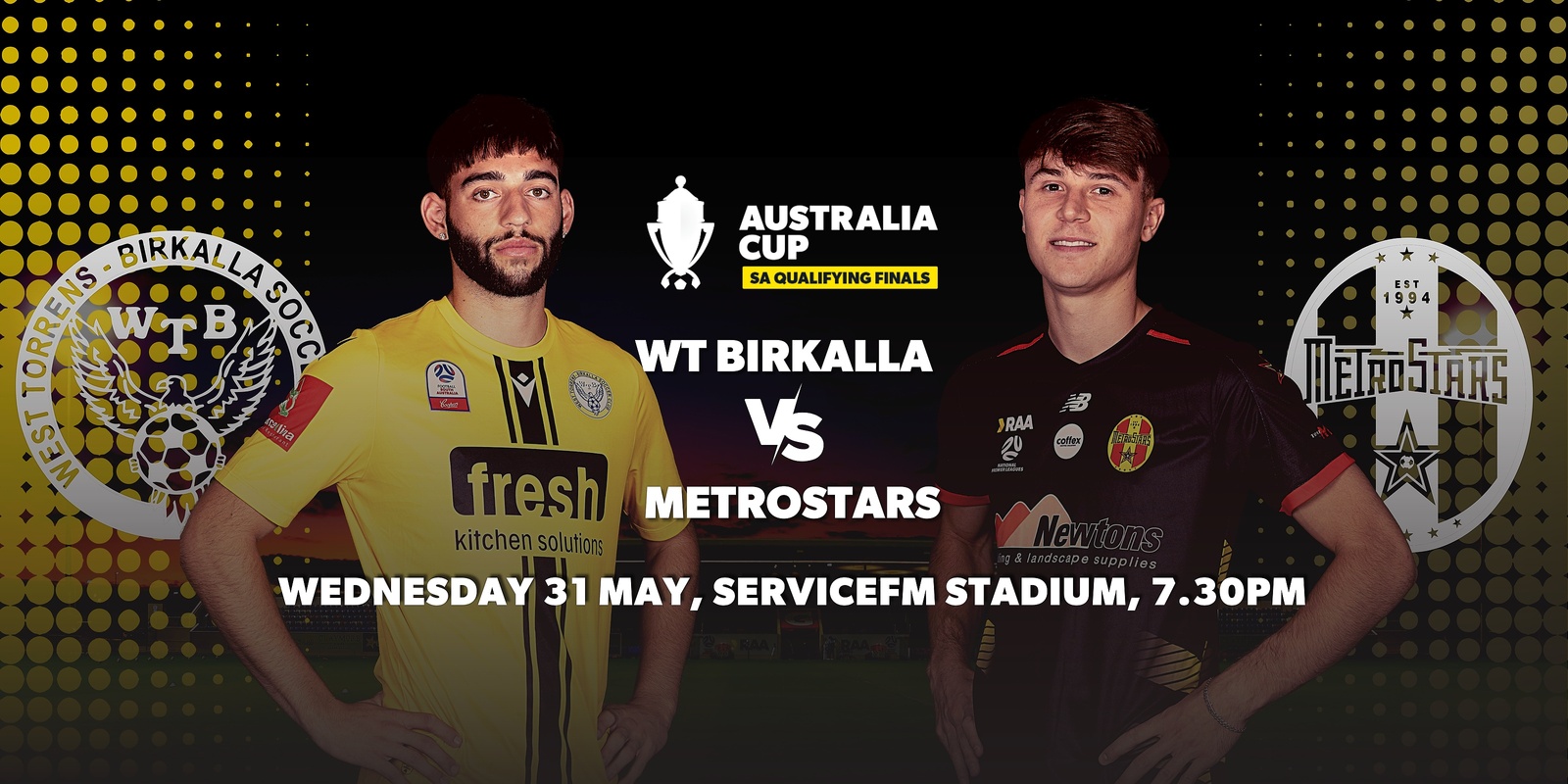 Banner image for Australia Cup Qualifying Final | WT Birkalla v MetroStars