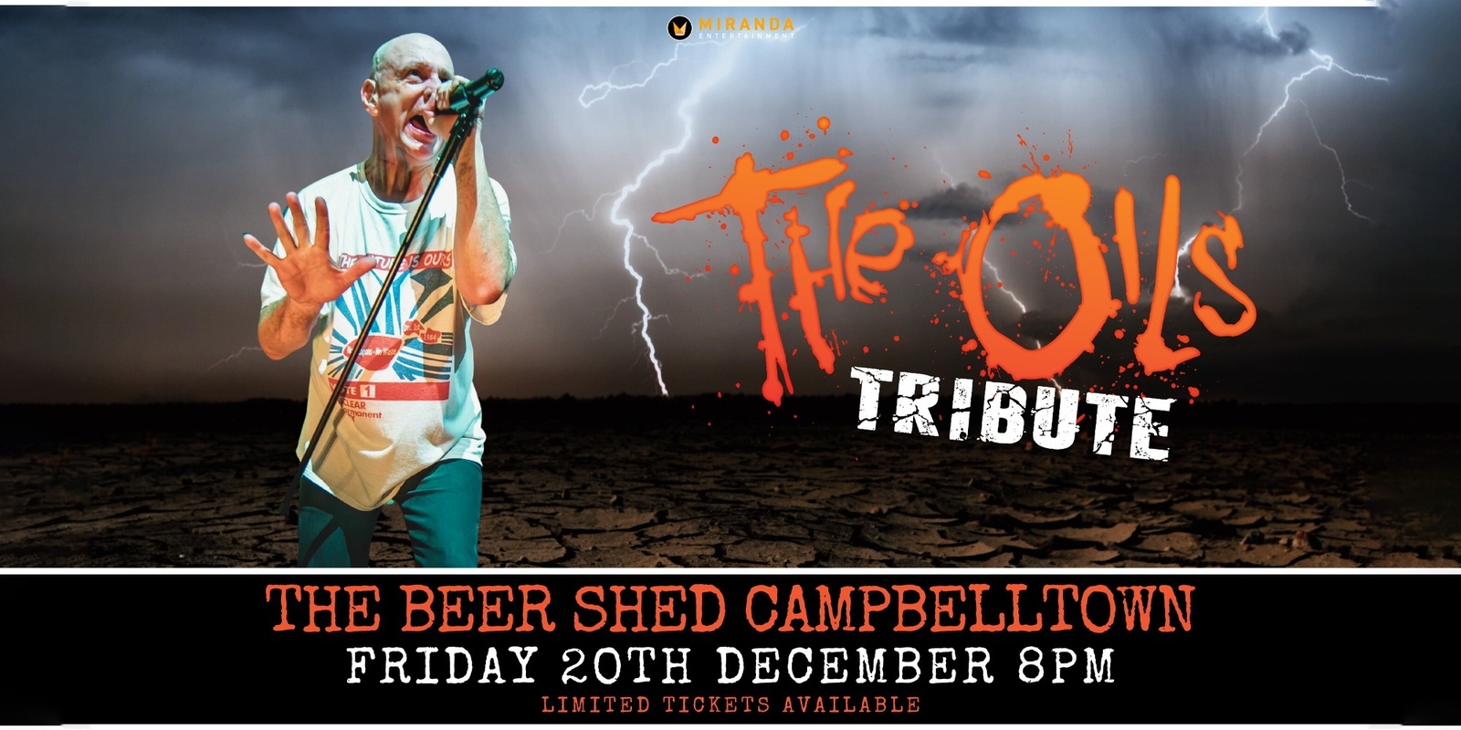 Banner image for The Oils Tribute - The Beer Shed