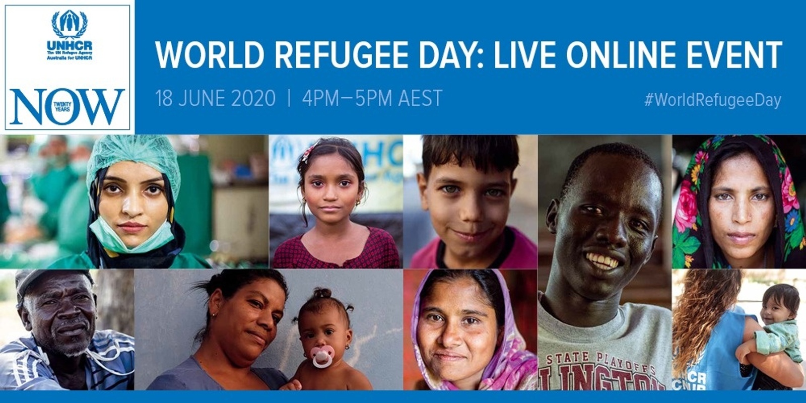 Banner image for World Refugee Day 2020: Live online event