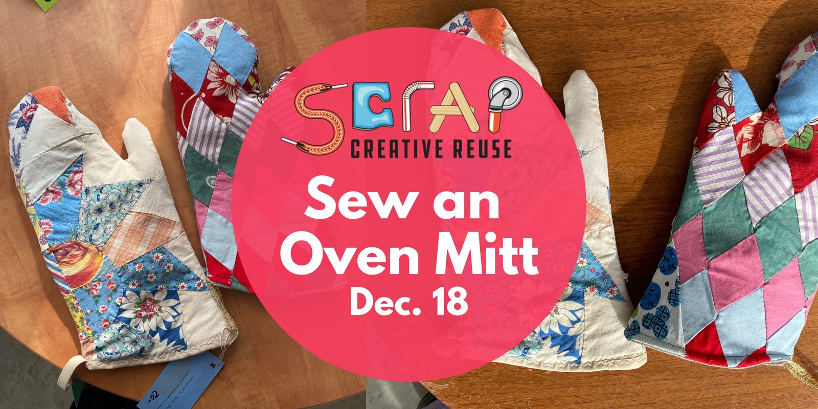 Banner image for Sew Your Own Oven Mitt 12/18