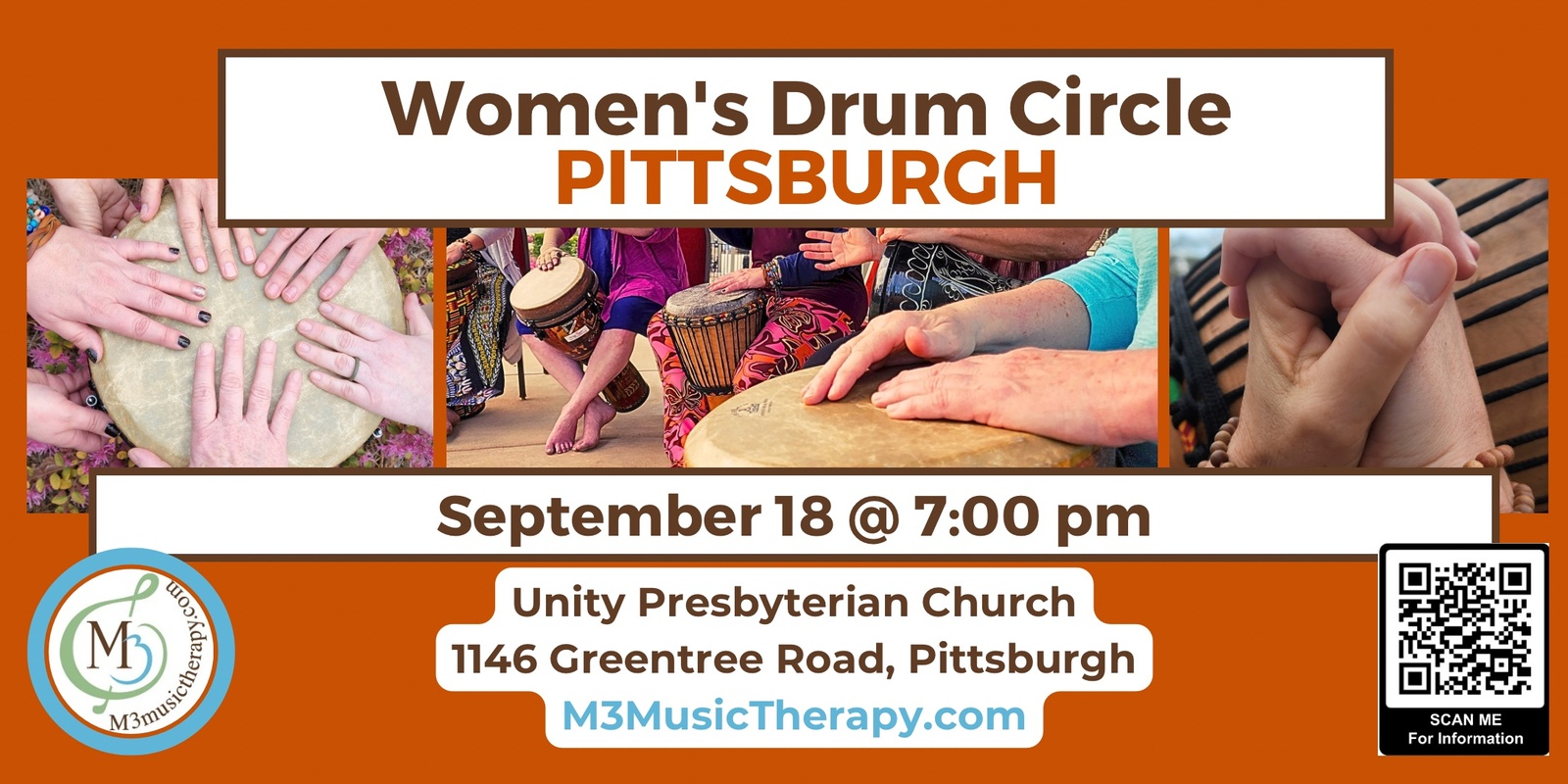 Banner image for Womens' Drum Circle - Sept (Pittsburgh)