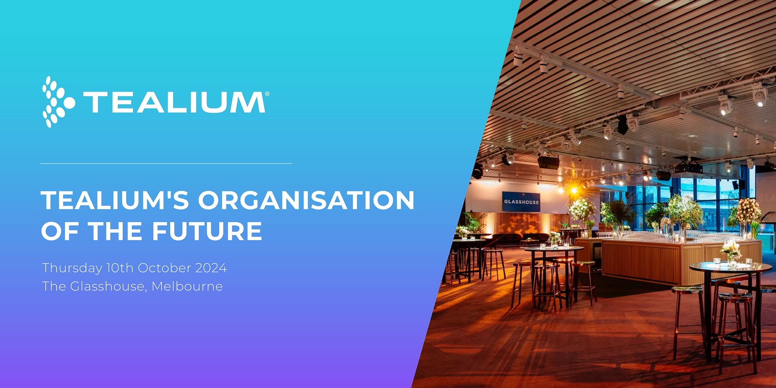 Banner image for Tealium's Organisation of the Future Event 