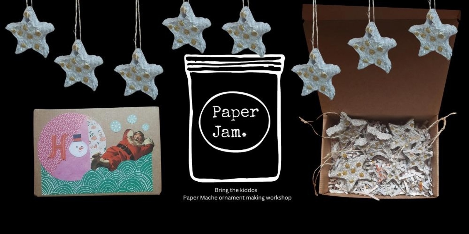 Banner image for Paper Jam-Bring the kiddos Ornament Workshop