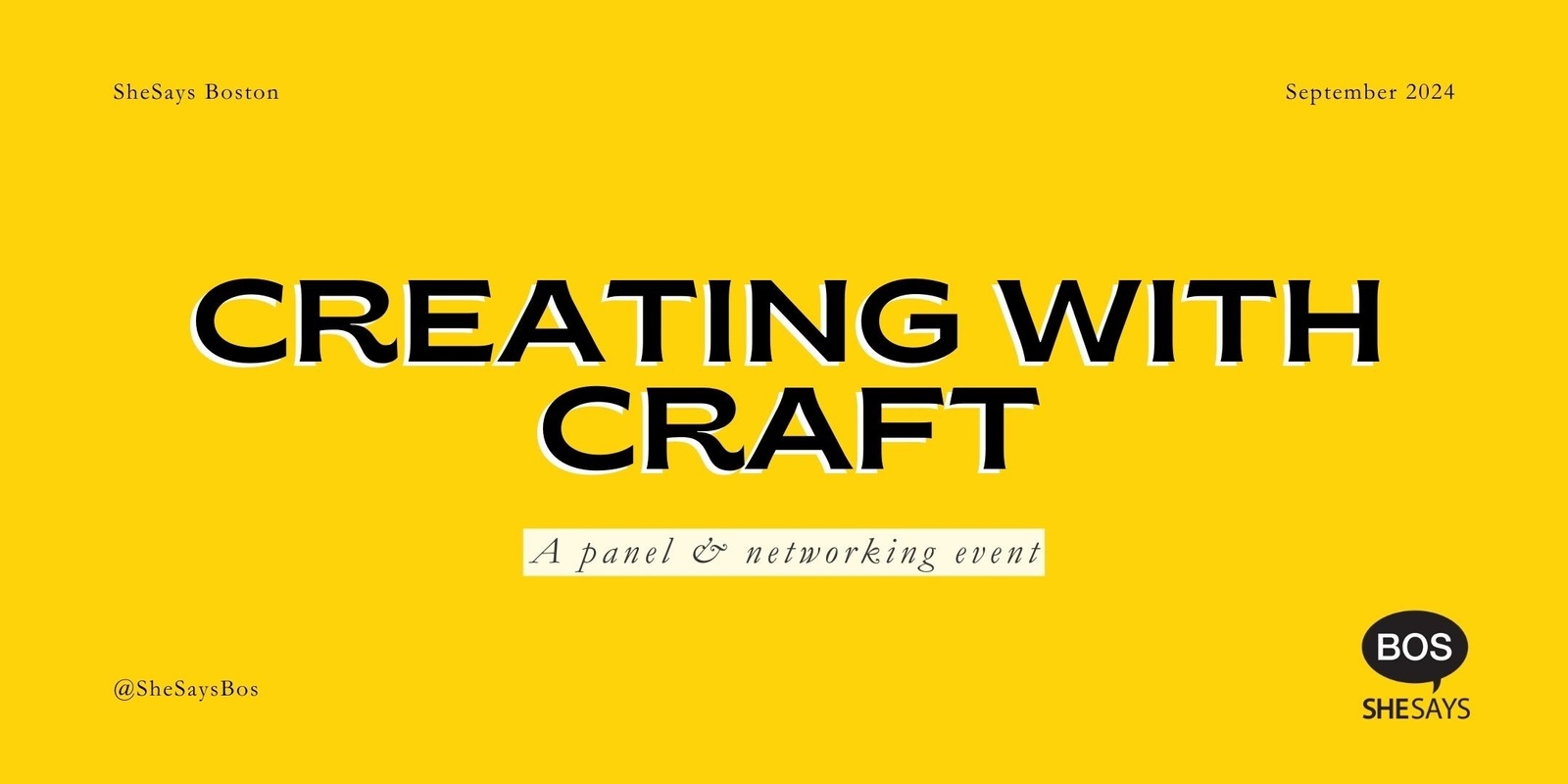 Banner image for Creating with Craft