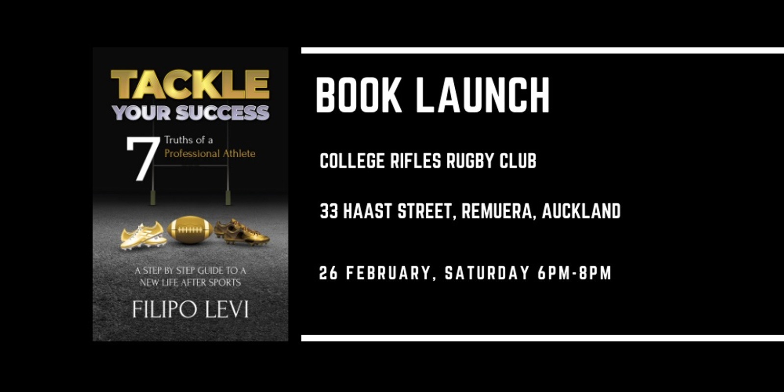 Banner image for TACKLE Your Success Book Launch 