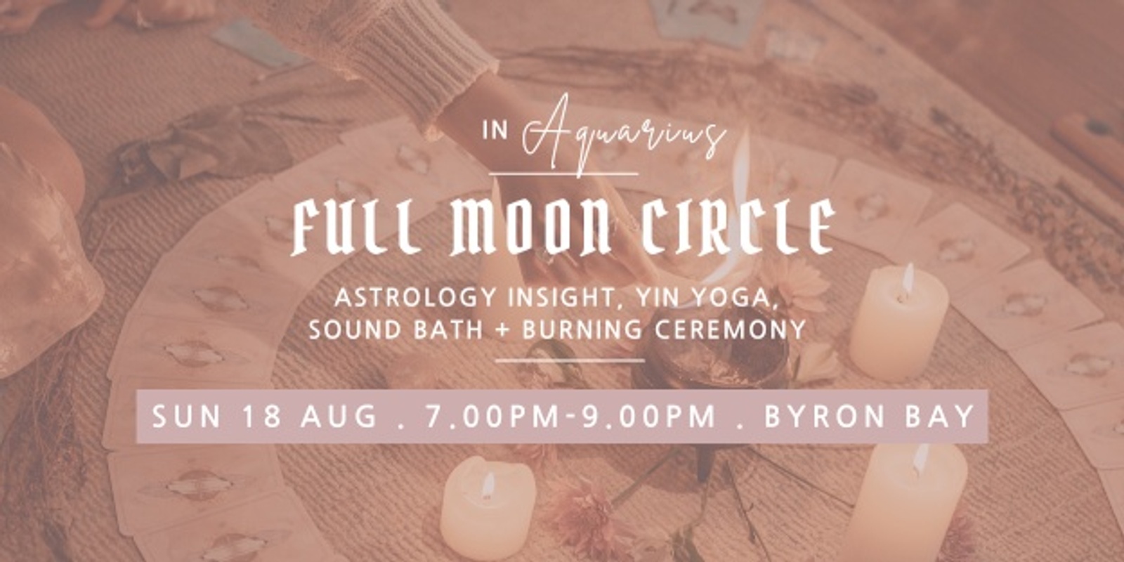Banner image for Full Moon Women's Circle in Aquarius