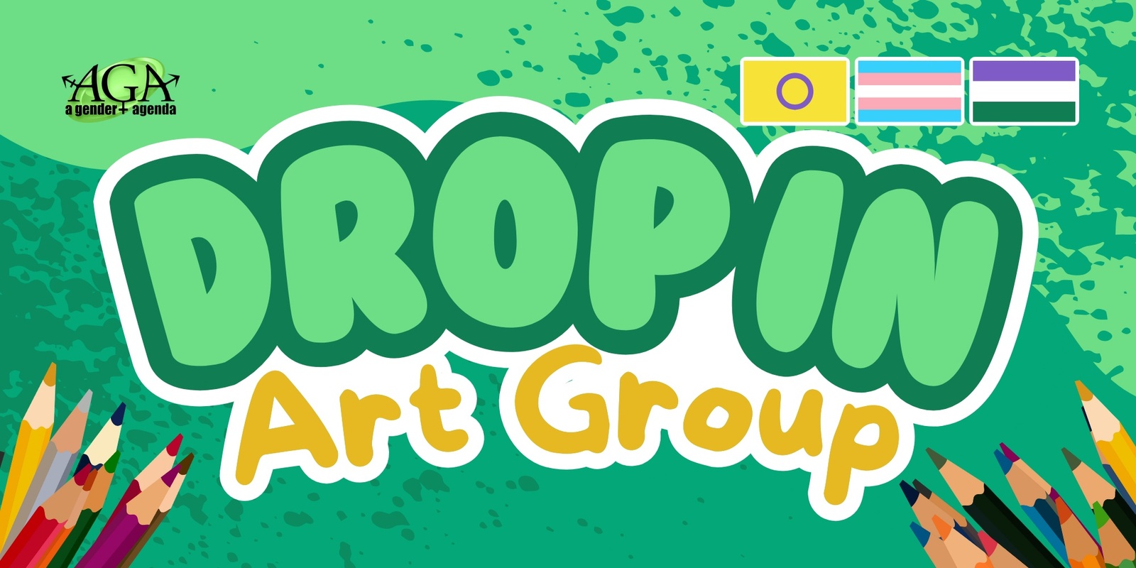 Banner image for Drop In Art Group: International Pronouns Day - October