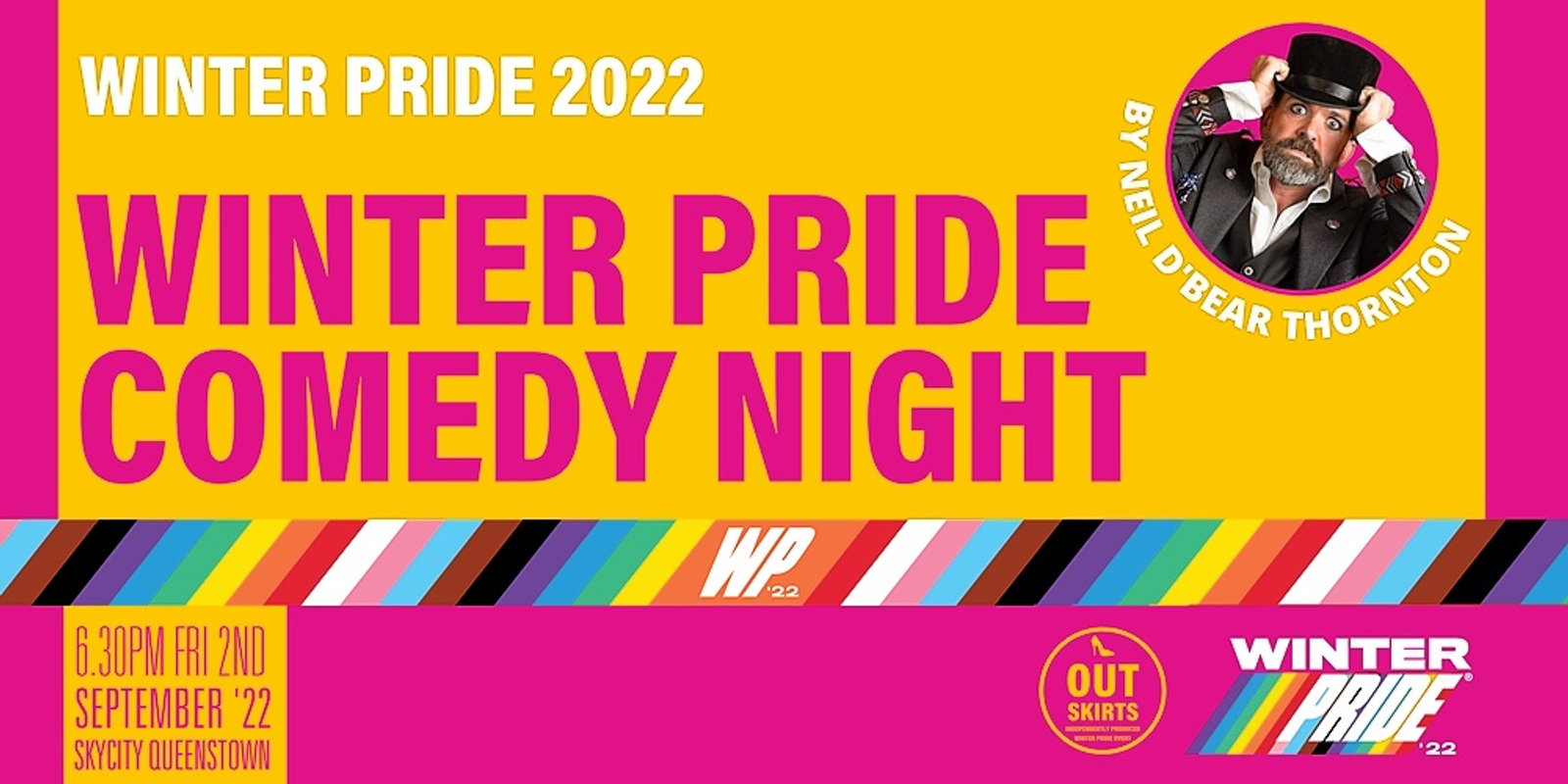 Banner image for Winter Pride Comedy Night WP '22