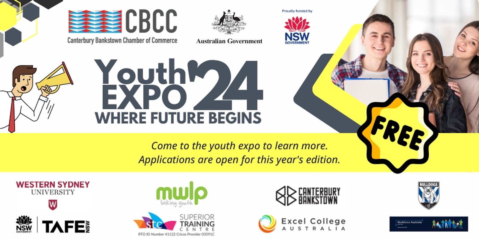 Banner image for CBCC Youth Expo 2024