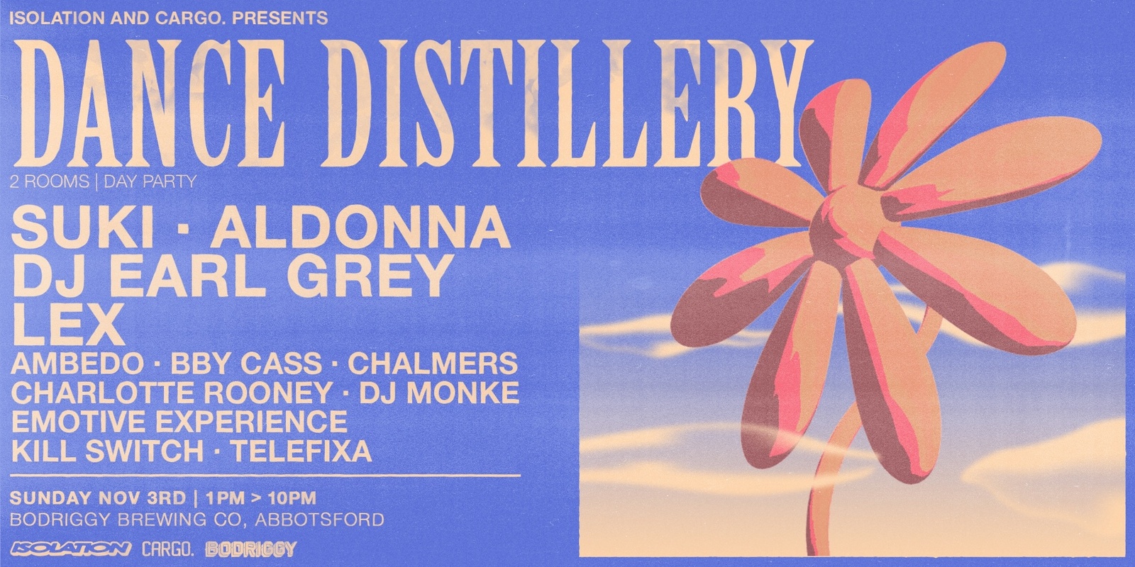 Banner image for Dance Distillery ∎ suki, Aldonna, DJ Earl Grey, Lex