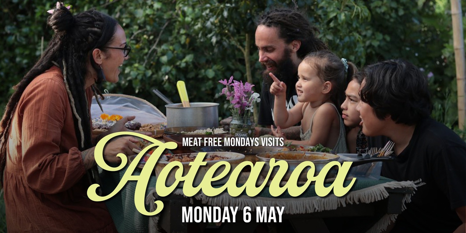 Banner image for Meat Free Mondays Visits Aotearoa