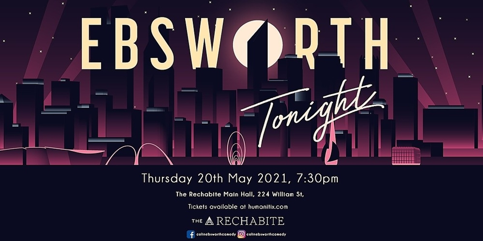 Banner image for Ebsworth Tonight RESCHEDULED DATE