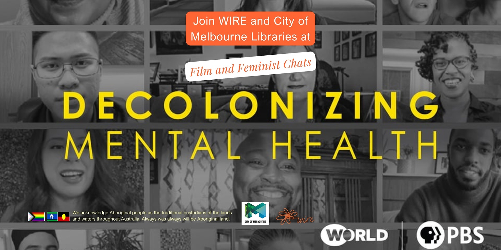 Banner image for FREE Film and Feminist Chats, Mental Health Month at Kathleen Syme Library