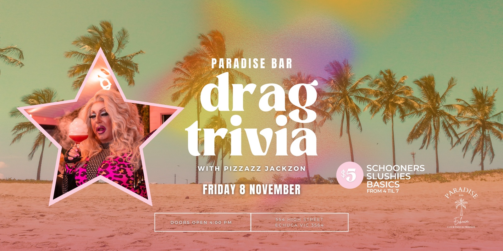 Banner image for Drag Trivia - with PizzAzz Jackzon