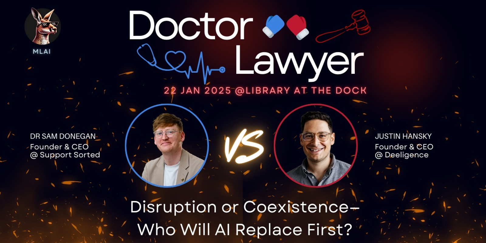 Banner image for The Great Debate - Doctors Vs Lawyers: Who Will A.I. Replace First?