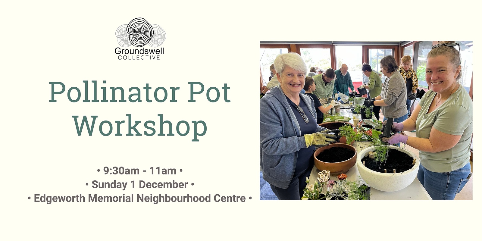 Banner image for Pollinator Pot Workshop 