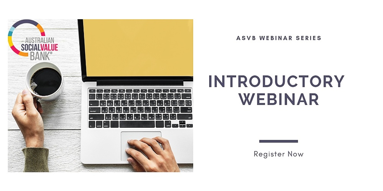 Banner image for Introductory Webinar April - Australian Social Value Bank (ASVB)