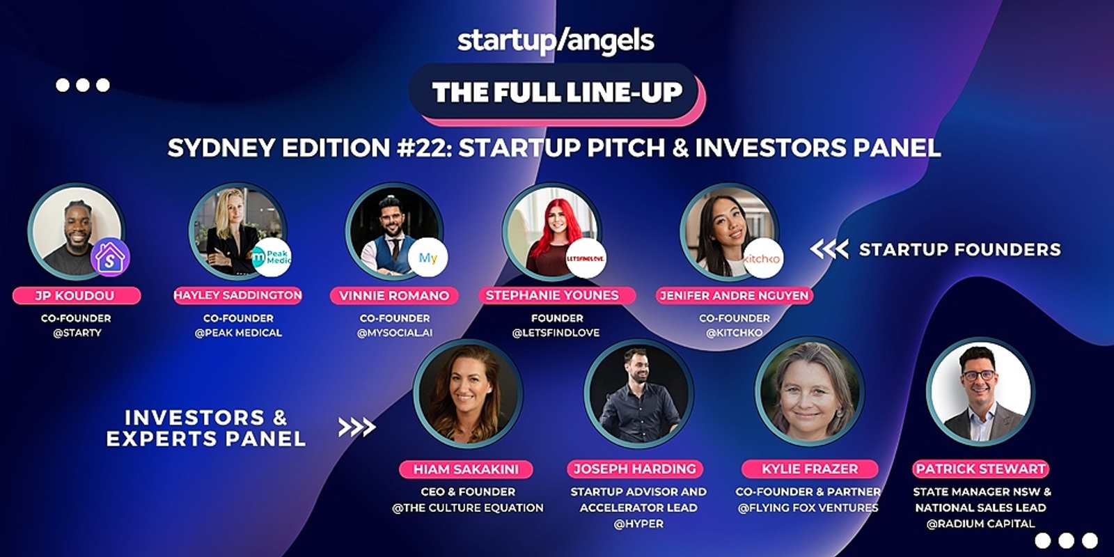Banner image for Startup&Angels| Startup Pitch & Investors Panel | Sydney Edition #22