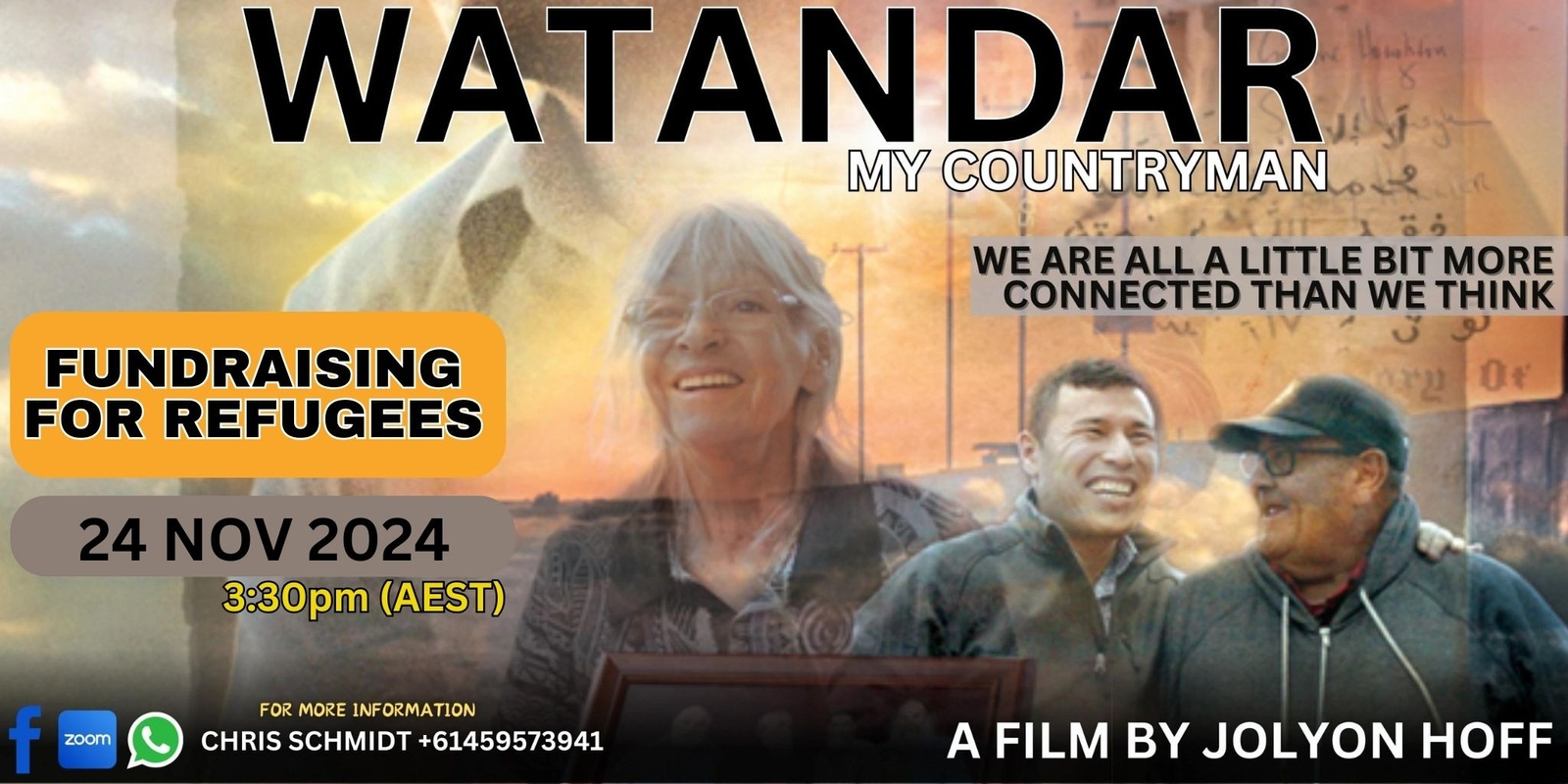 Banner image for Watandar, My Countryman  - Online Screening 24 Nov