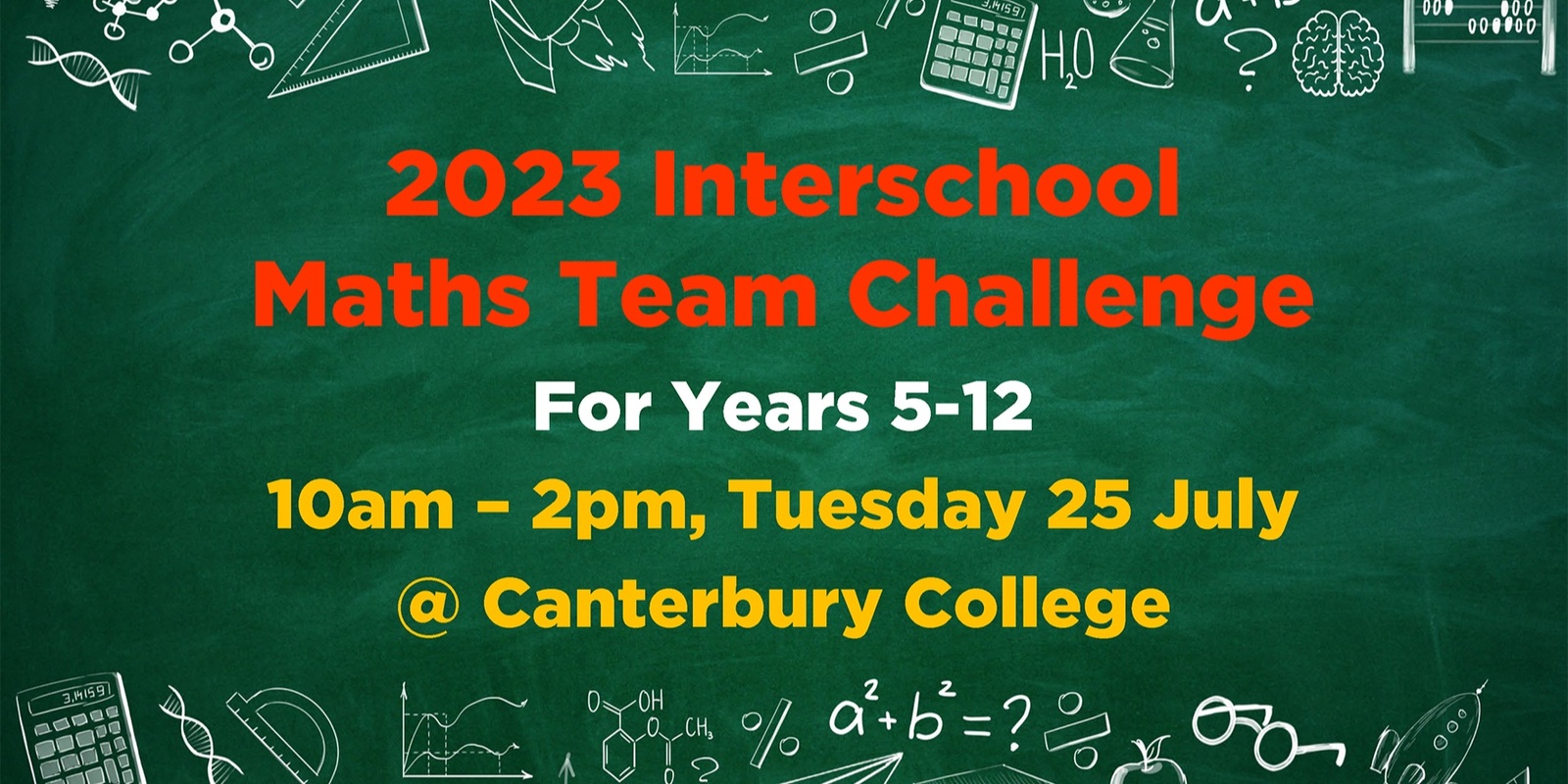 2023 Interschool Maths Team Challenge: Problem Solving Teams Event For Years 5–12
