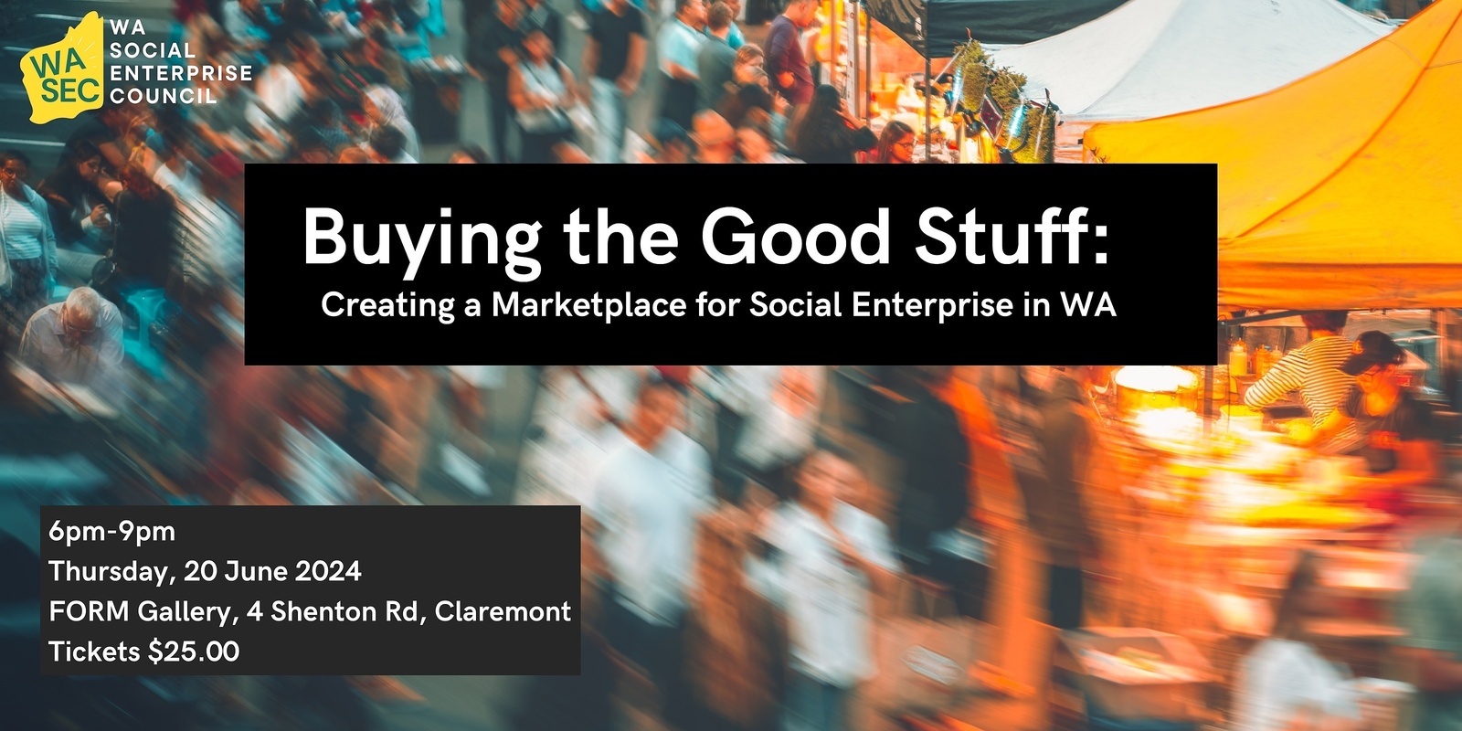 Banner image for Buying the Good Stuff: Creating a Marketplace for Social Enterprise