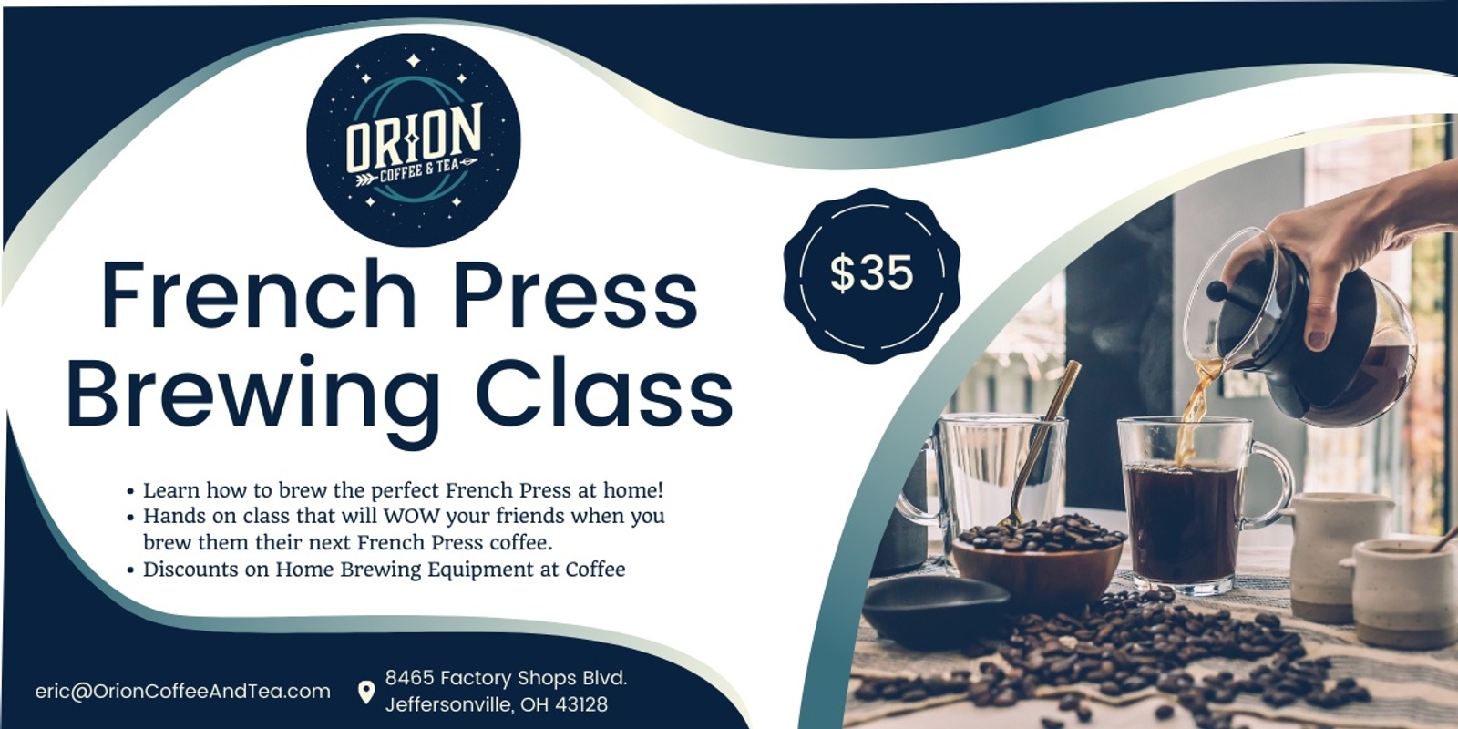 Banner image for Brewing At Home - French Press