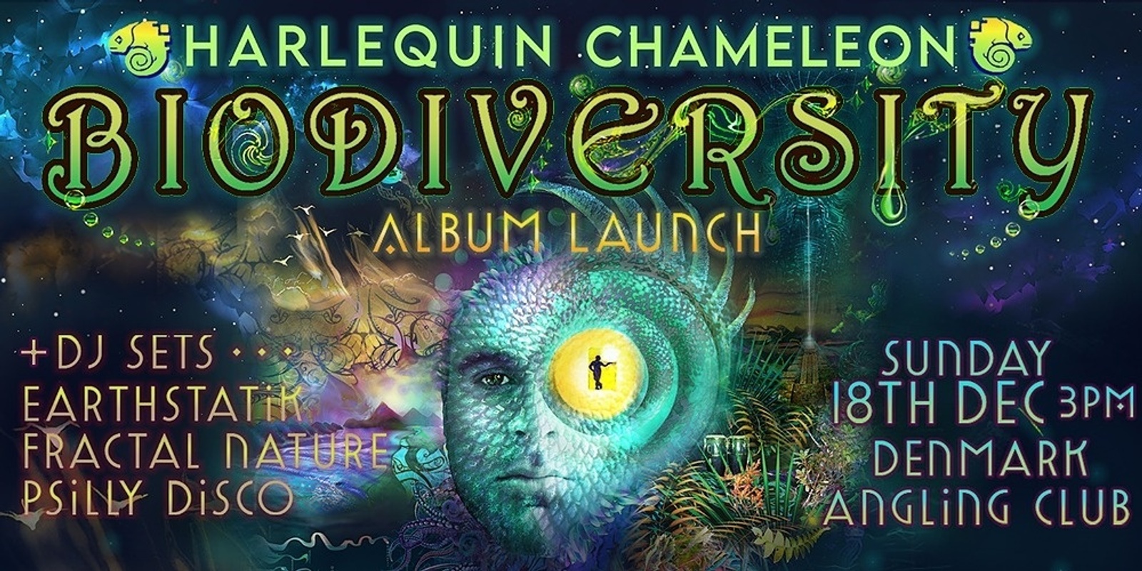 Banner image for Biodiversity: Harlequin Chameleon Album Launch