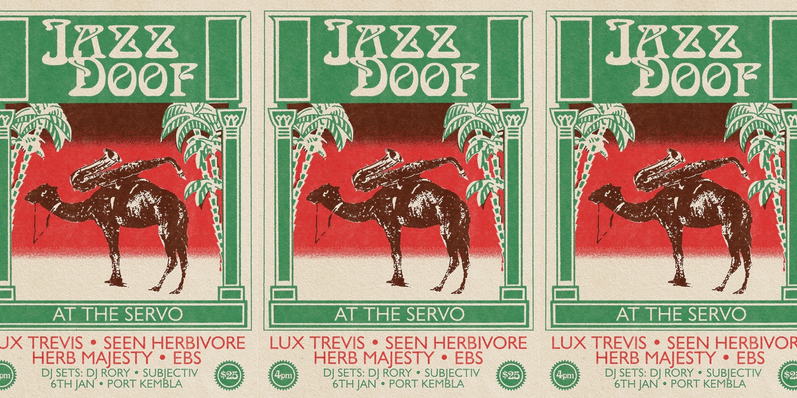 Banner image for JAZZ DOOF at The Servo