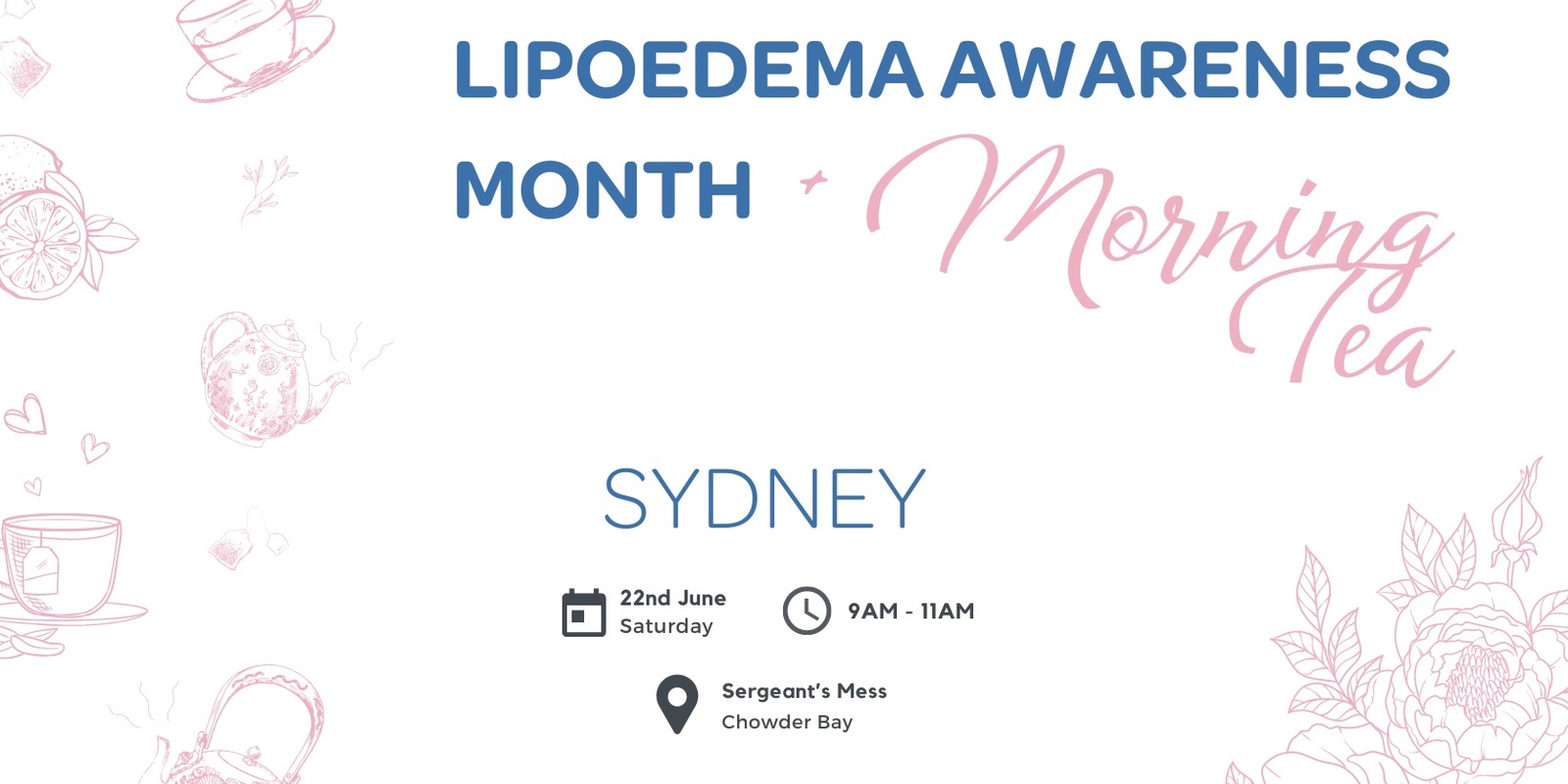 Banner image for Lipoedema Awareness Month Sydney Morning Tea