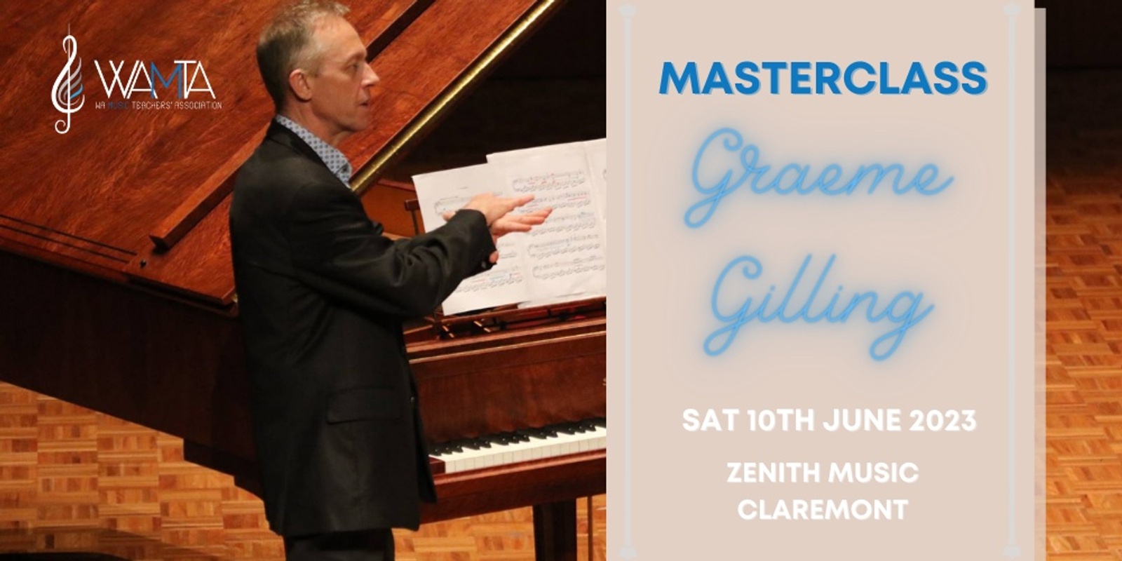 Banner image for Masterclass with Graeme Gilling