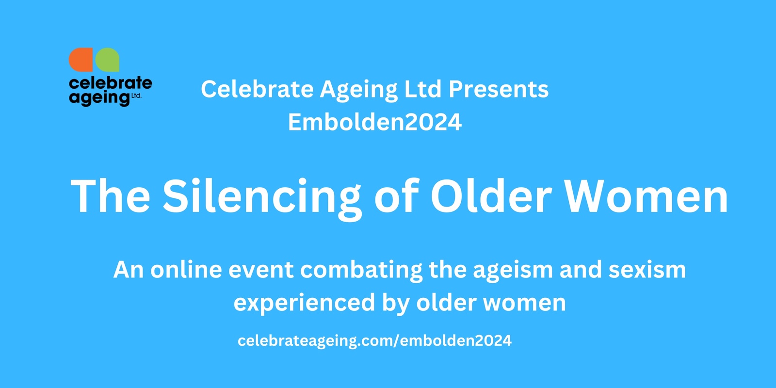 Banner image for Embolden 2024: The Silencing of Older Women