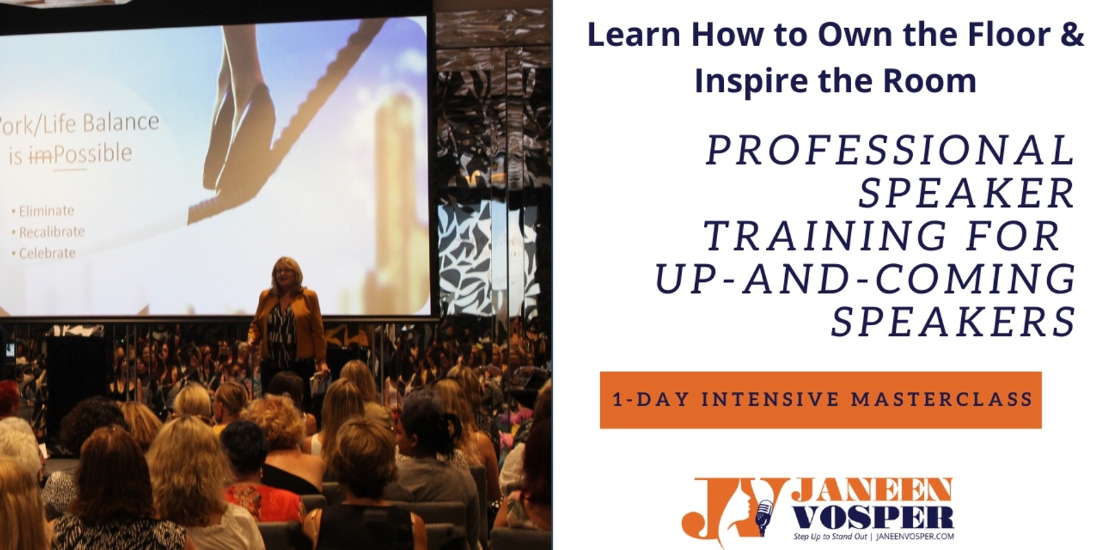 Banner image for 1-Day Public Speaker Training for Up-and-Coming Speakers