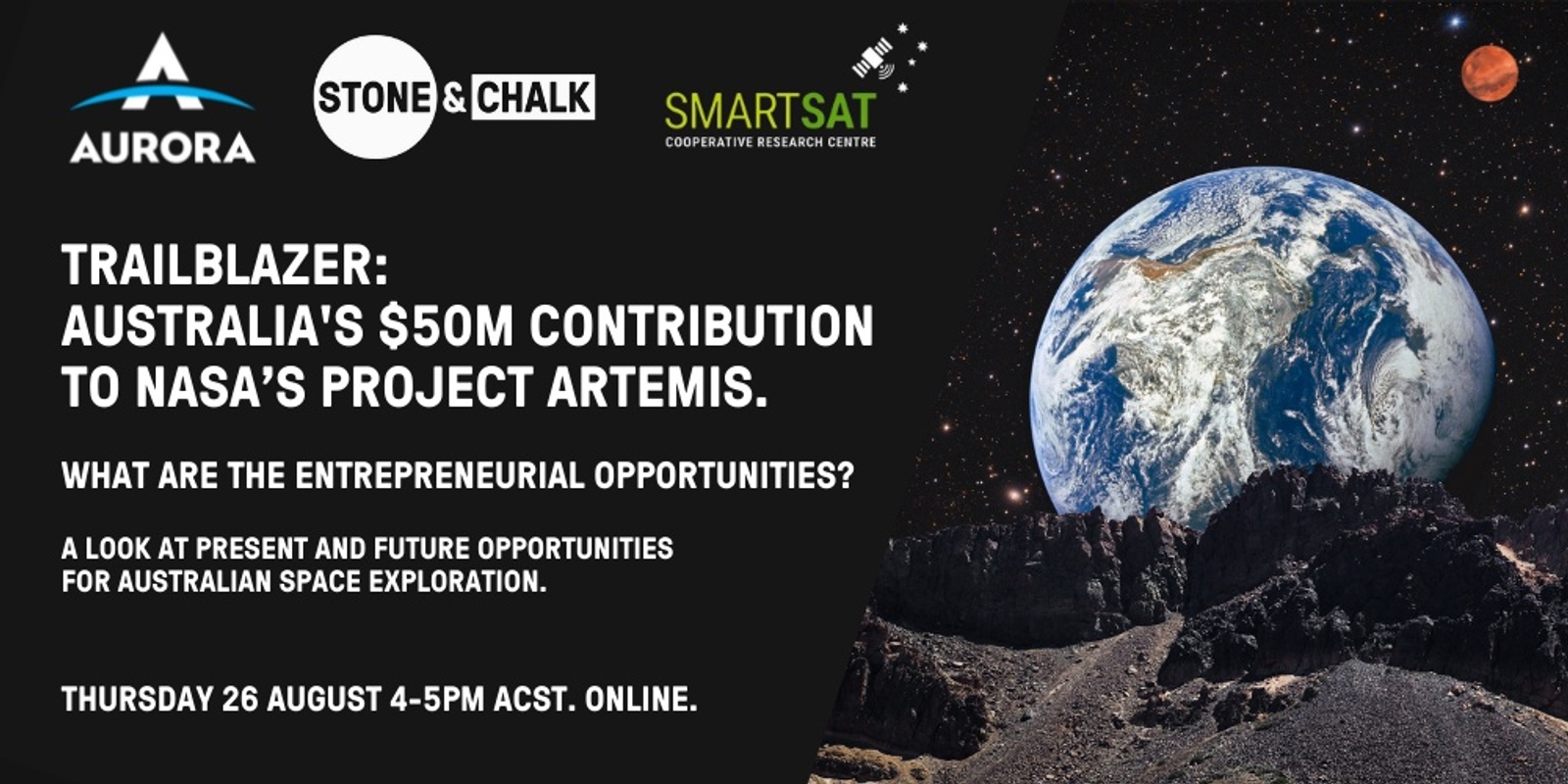 Banner image for Trailblazer: Australia's $50M Contribution  to NASA’s Project Artemis