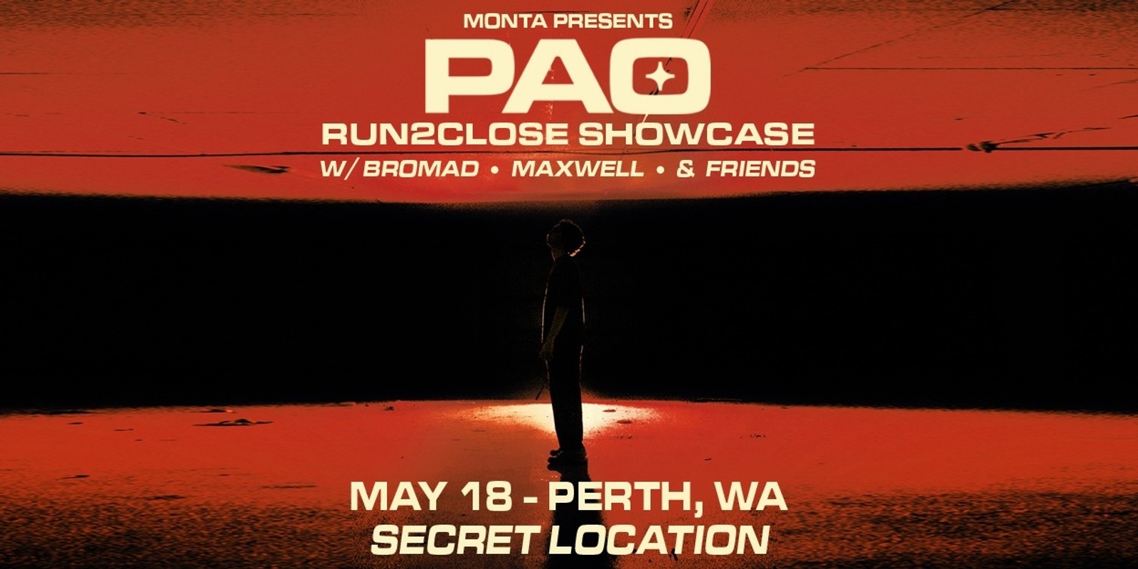 Banner image for SIDEQUEST X MONTA PRESENTS: RUN2CLOSE SHOWCASE FT. PAO