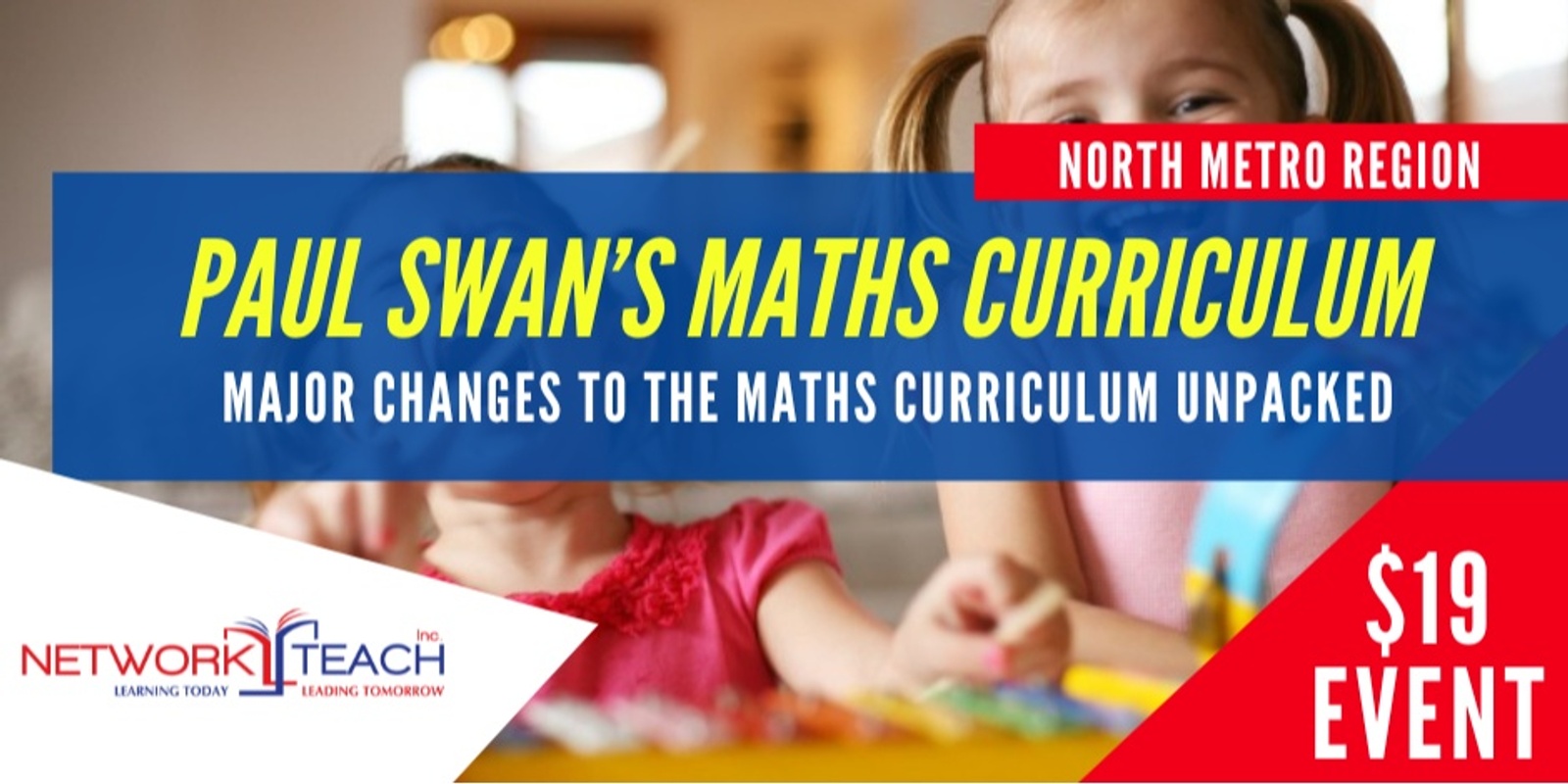 Banner image for Paul Swan's Maths Curriculum - Mathematics Workshop (North Metro)