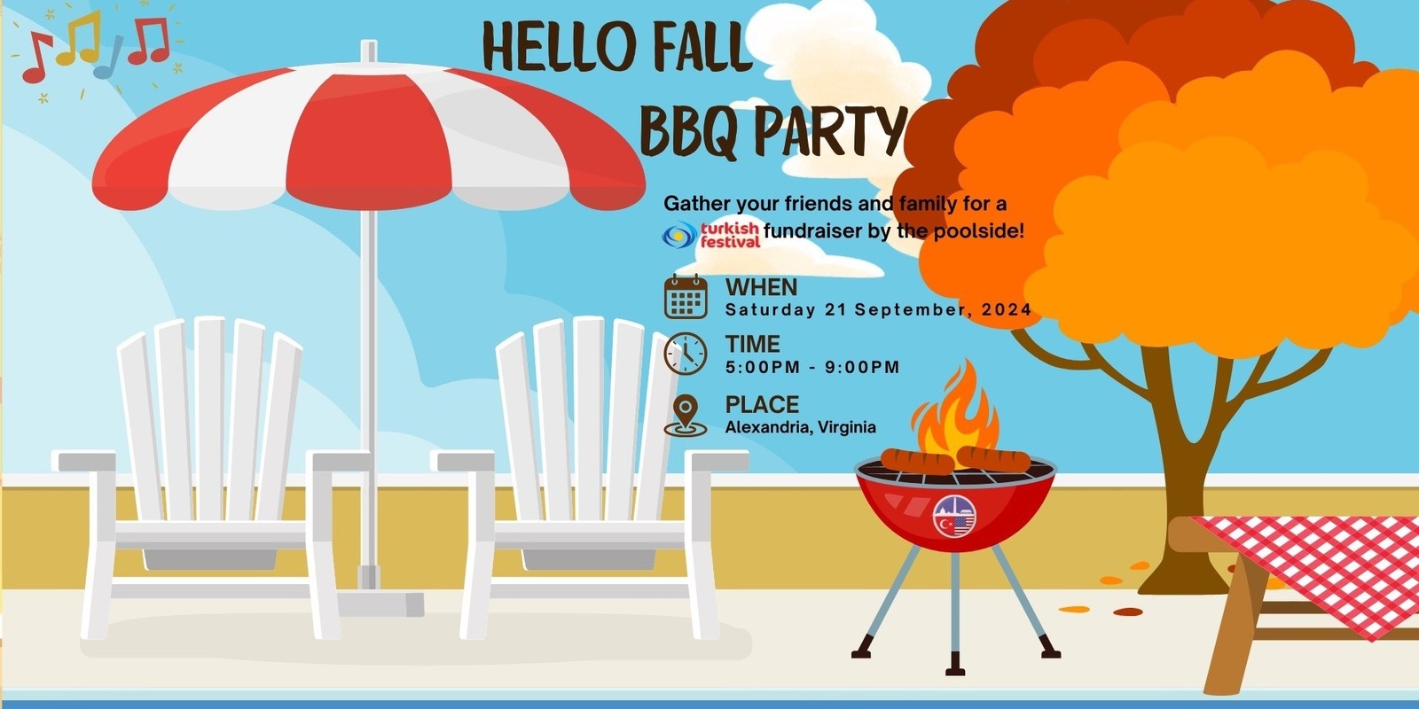 Banner image for ATA-DC Hello Fall BBQ Fundraiser Party