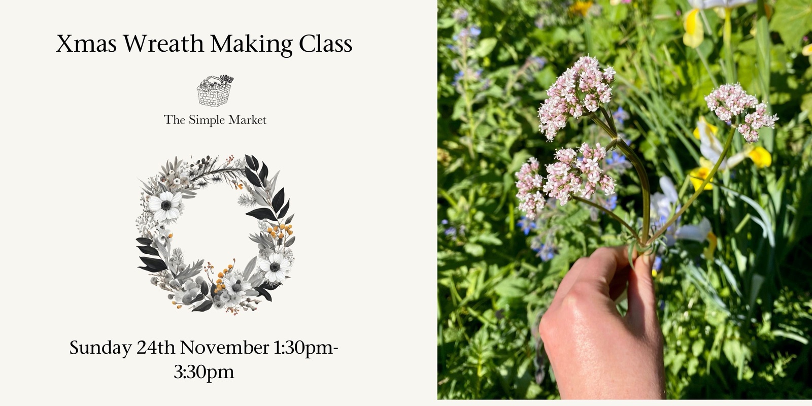 Banner image for Xmas Wreath Making Class