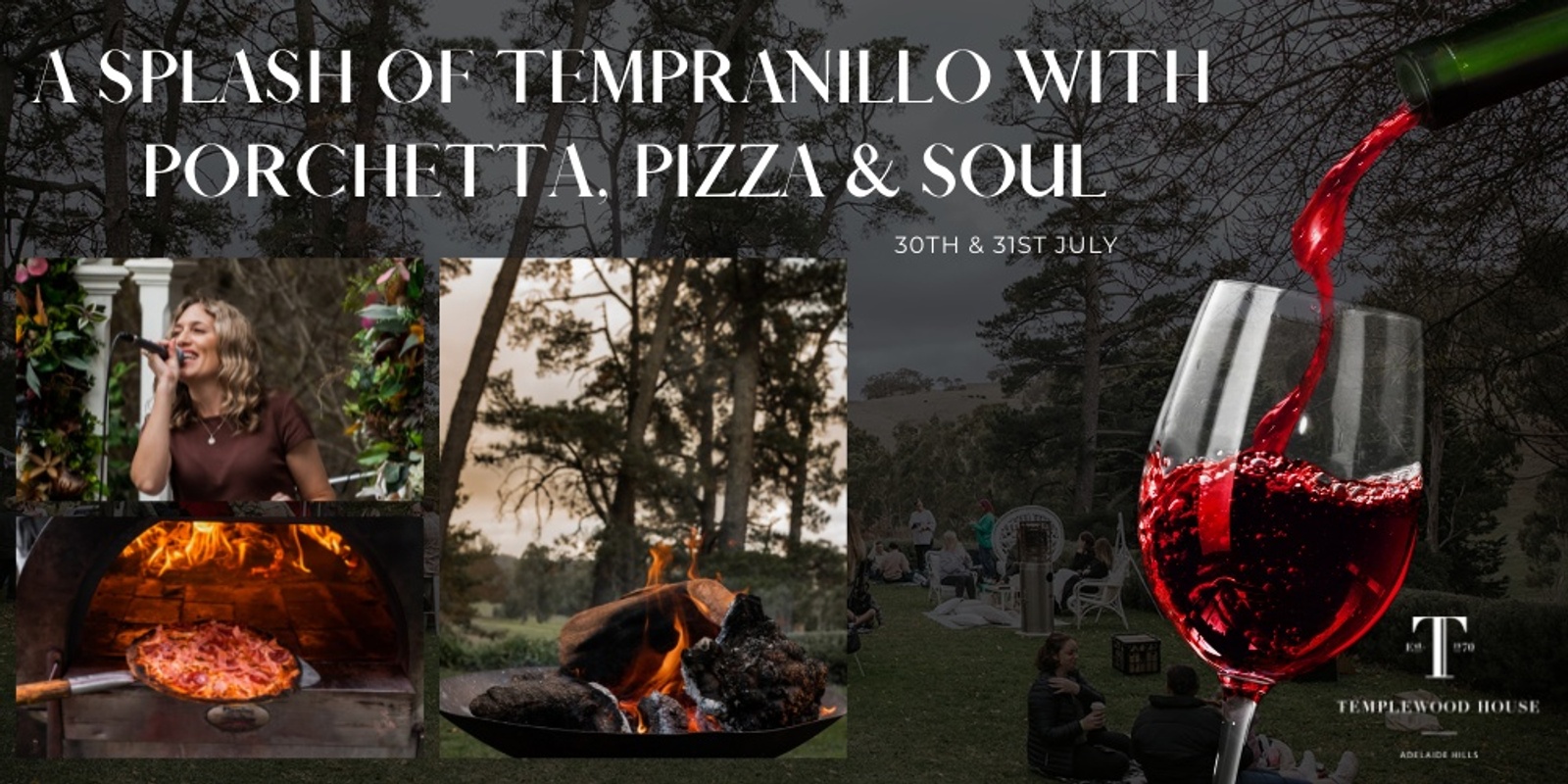 Banner image for A Splash of Tempranillo with Porchetta, Pizza & Soul