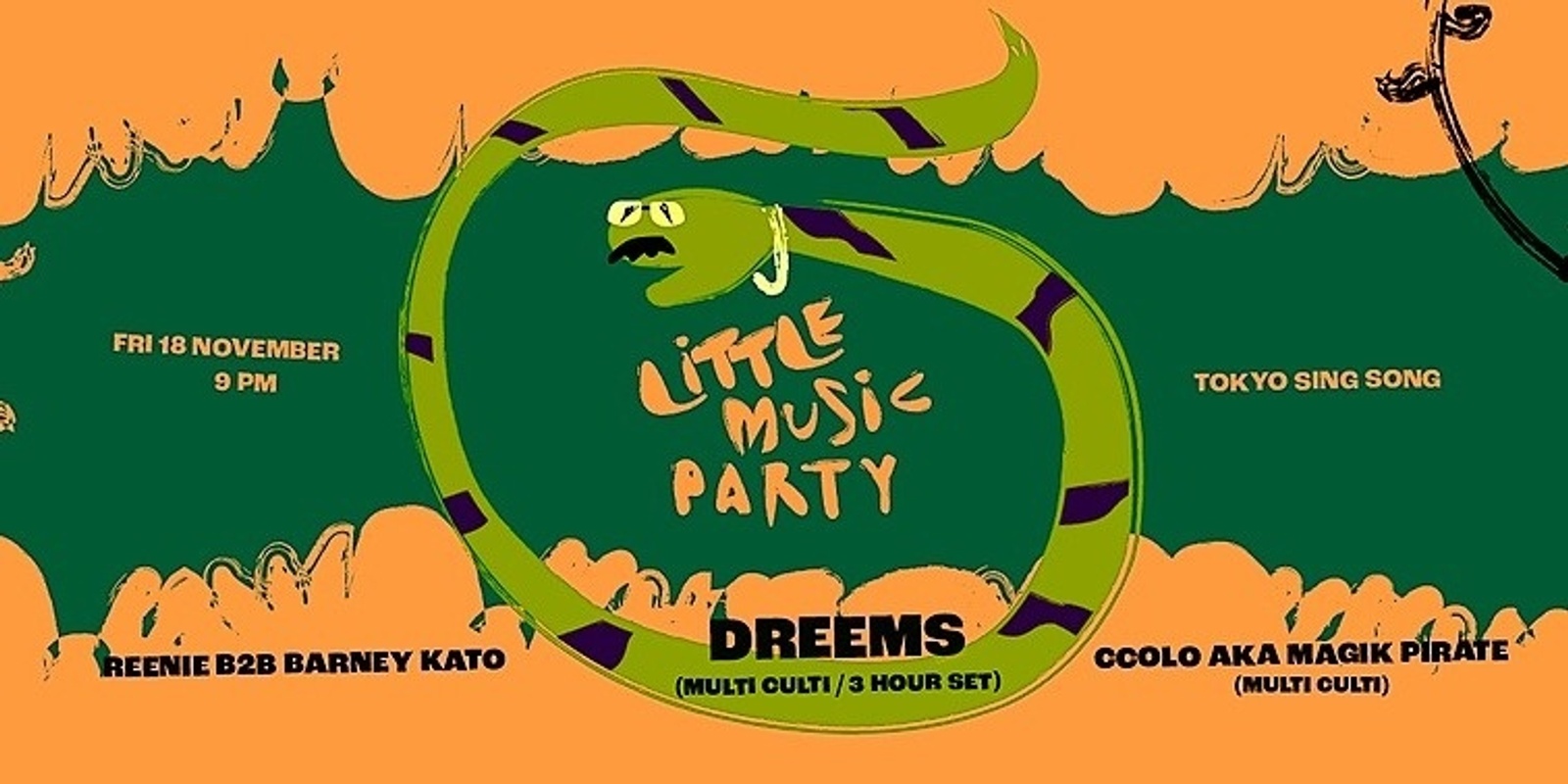 Banner image for little music party feat. Dreems (Multi Culti) & Friends