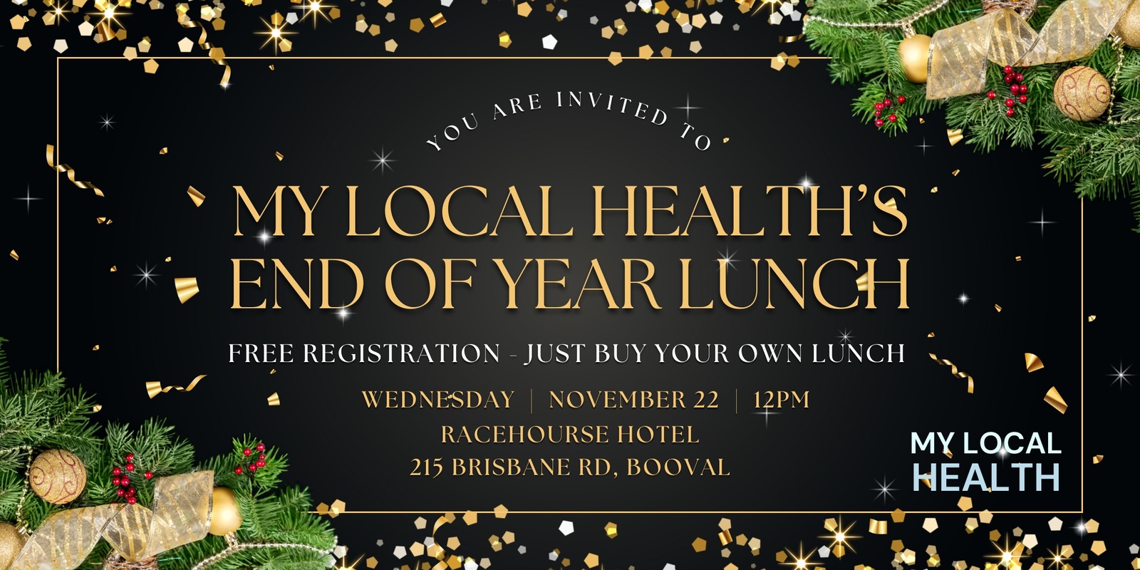 Banner image for My Local Health's End of Year Lunch