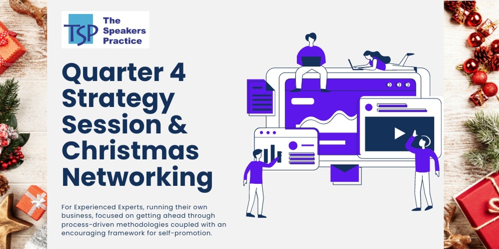 Banner image for Quarter 4 Strategy Session for 2024 and Christmast Networking 