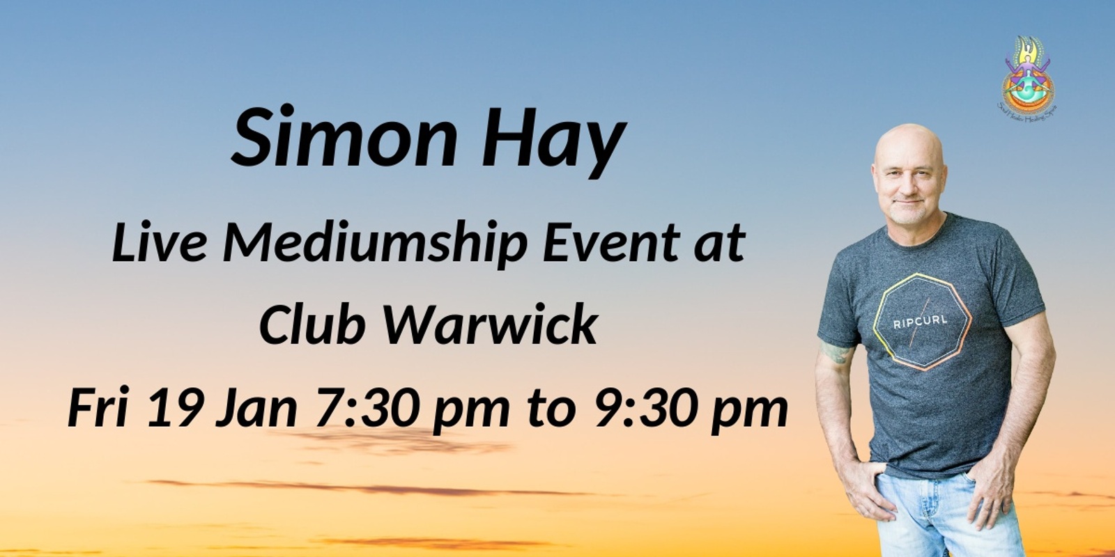 Banner image for Aussie Medium, Simon Hay at Club Warwick