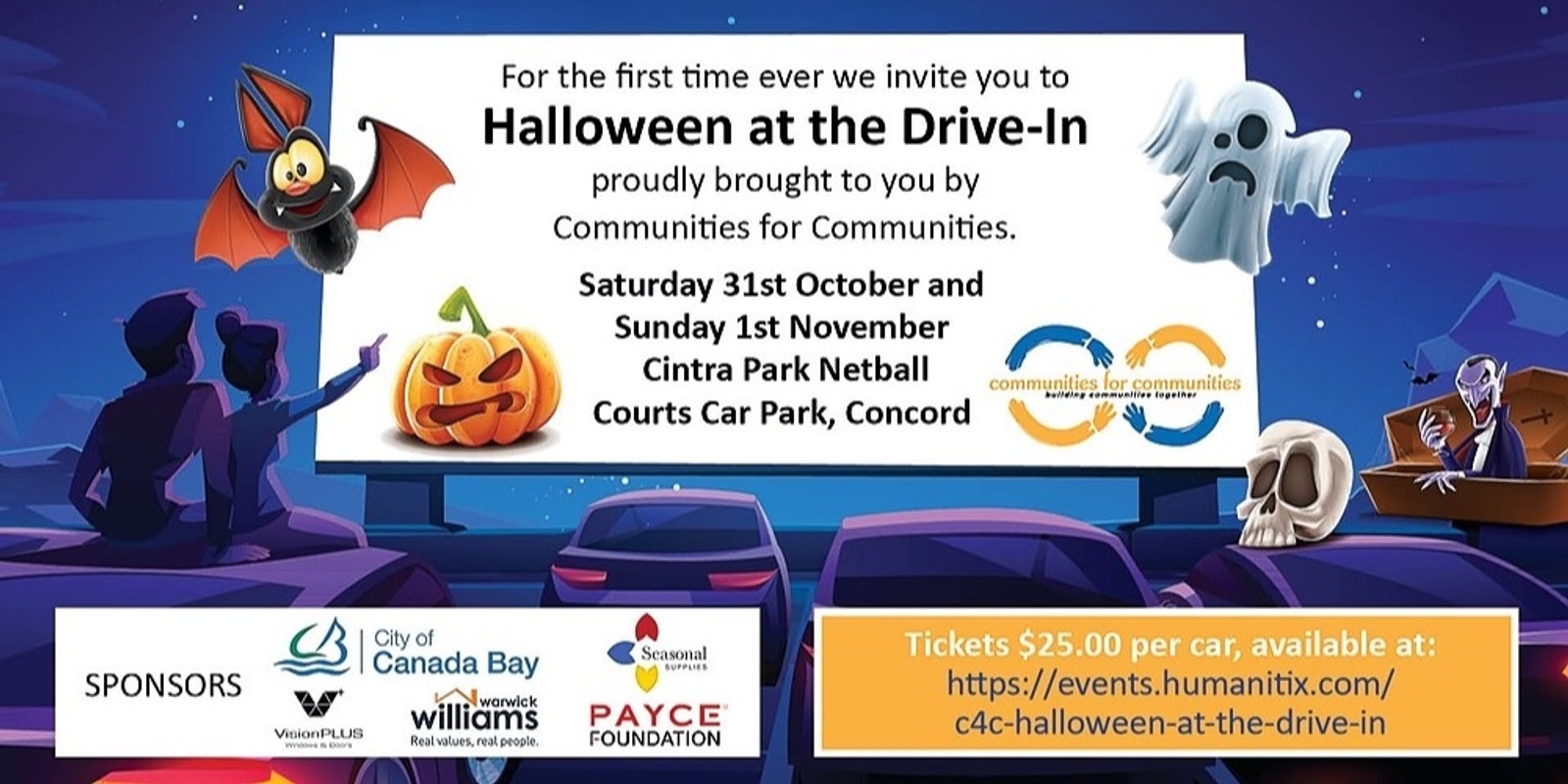 Banner image for C4C Halloween at the Drive-In