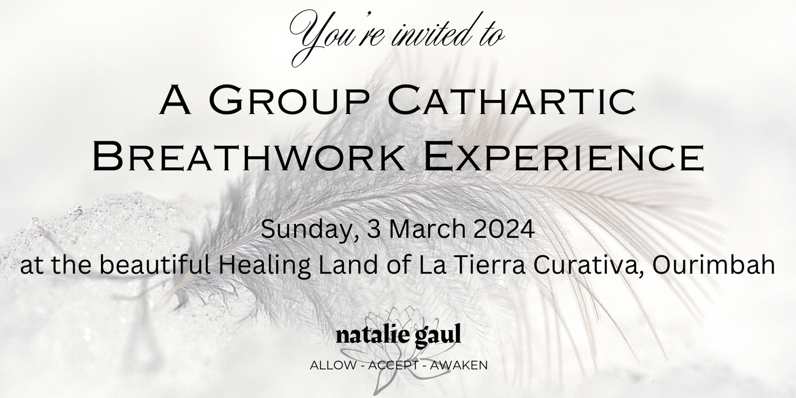 Banner image for A Group Cathartic Breathwork Experience
