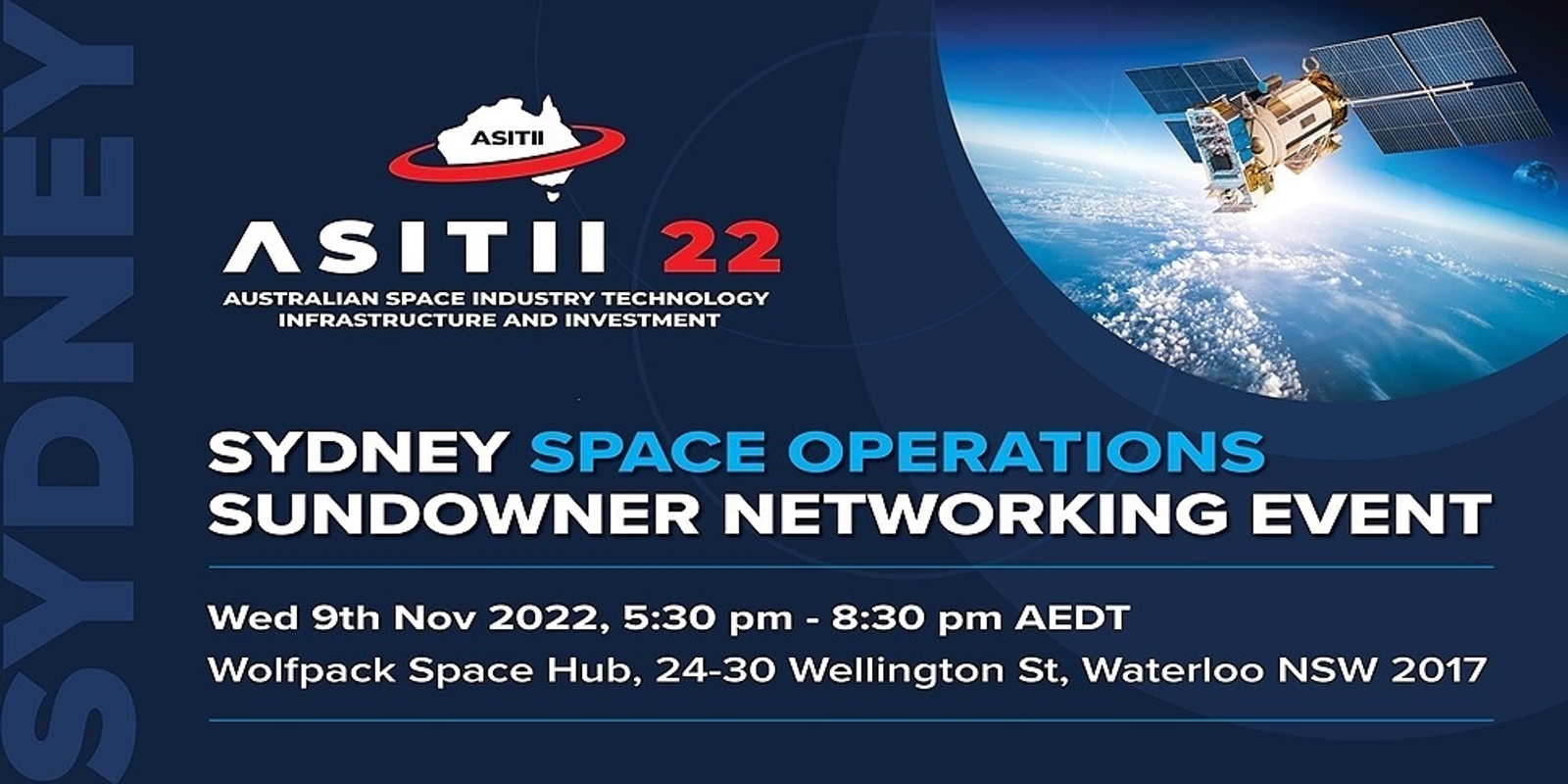 Banner image for Sydney Space Operations Sundowner