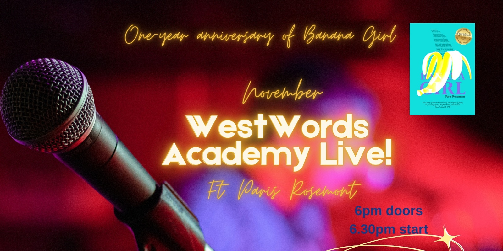 Banner image for Academy Live! in November