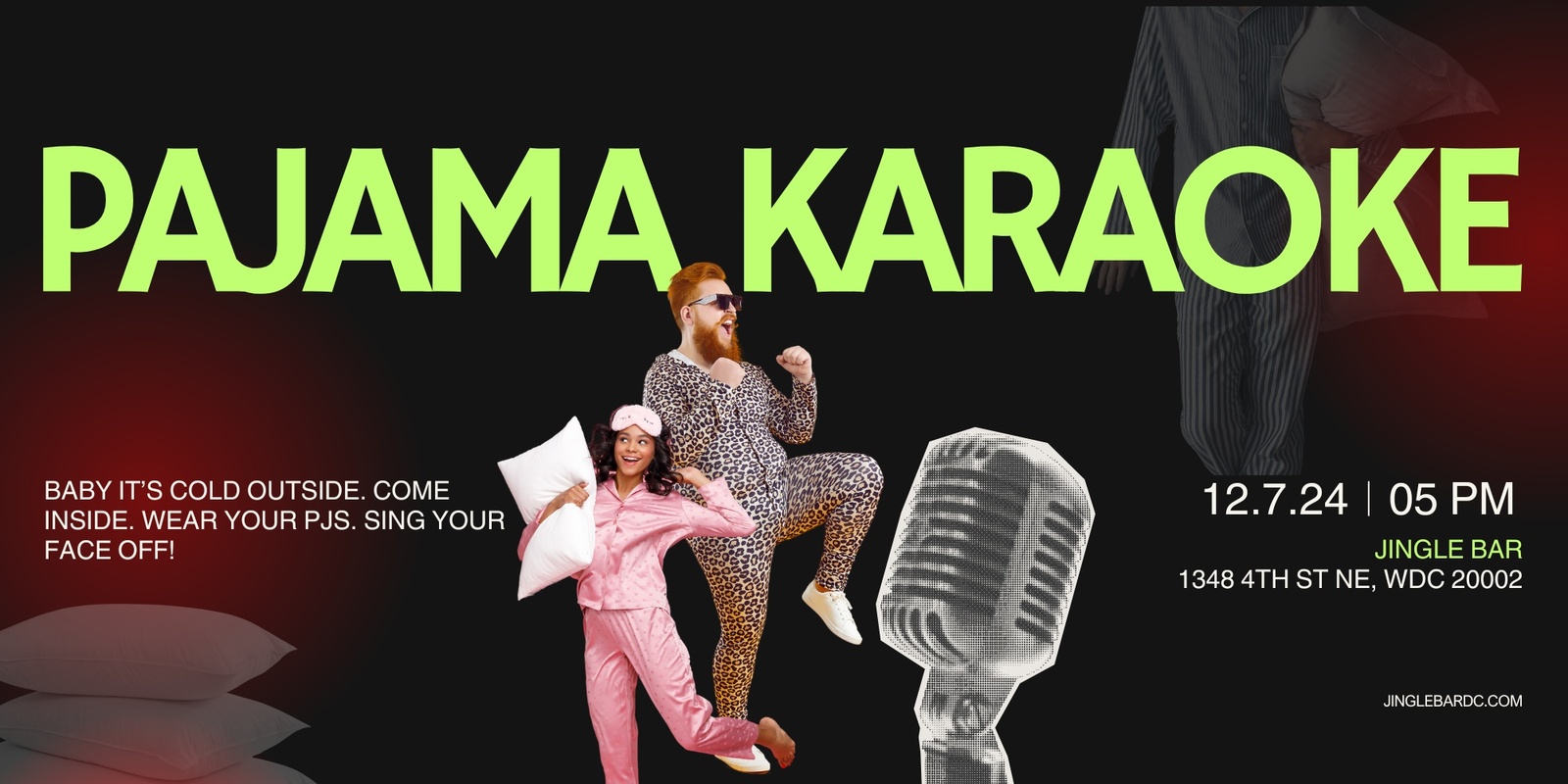 Banner image for Pajama Karaoke at Jingle Bar