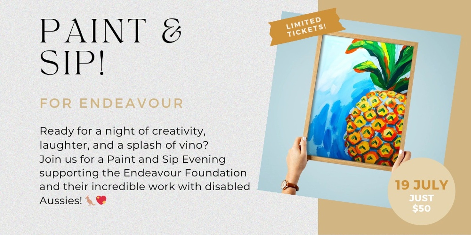 Banner image for Paint & Sip for Endeavour