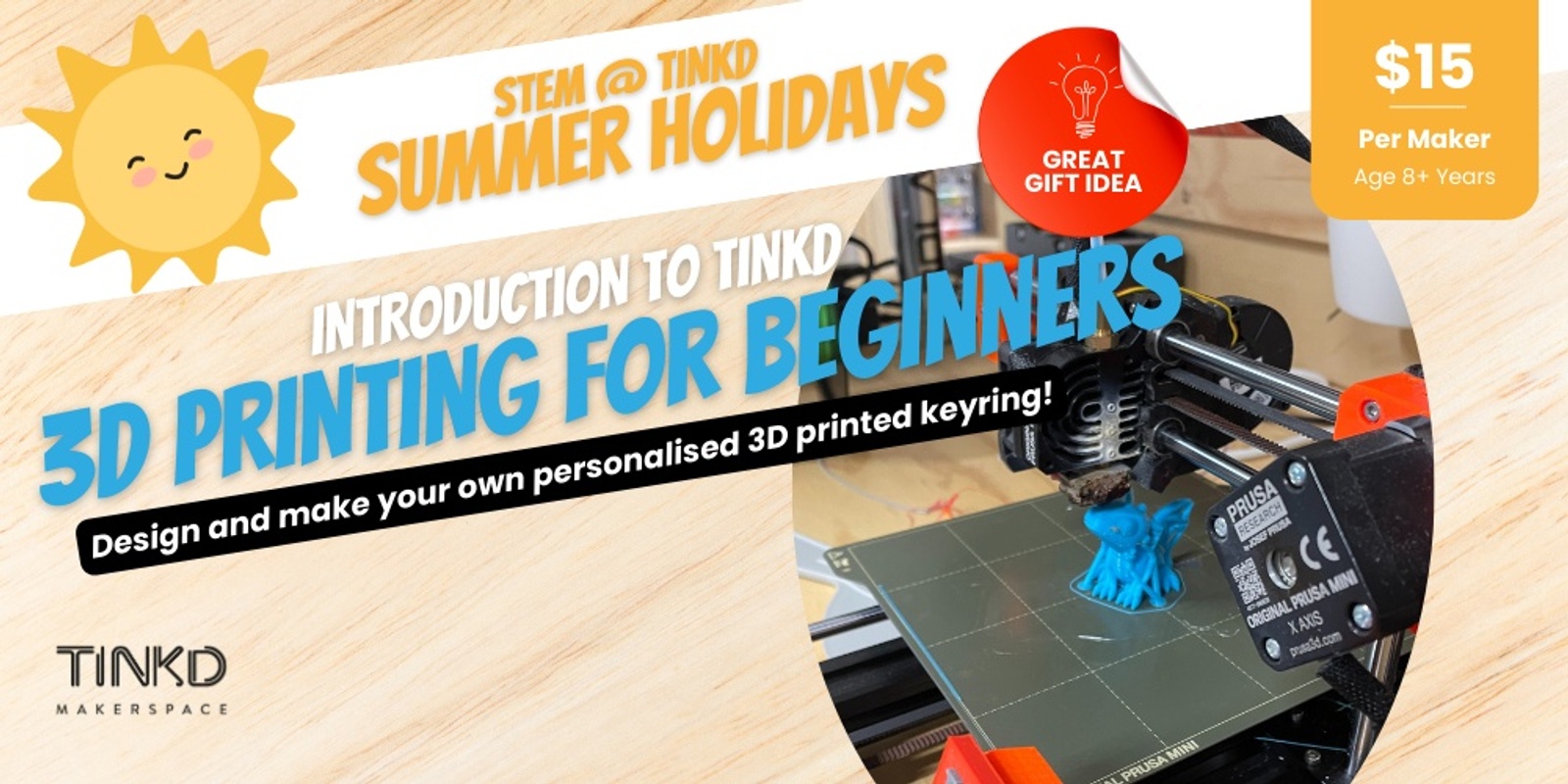 Banner image for Summer STEM @ Tinkd: 3D Printing (2)